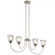 Voclain™ 4 Light Linear Chandelier Brushed Nickel (2|52273NI)