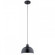Zailey 9'' 1 Light Pendant in Black (2|52152BK)