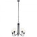 Valserrano 5 Light Chandelier Seeded Glass Black (2|44377BKCS)