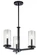 Chandelier/Semi Flush 3Lt (2|43997BK)