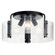 Semi Flush 3Lt (2|42955BK)