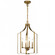 Morrigan 15'' 4 Light Mini Chandelier Natural Brass (2|42496NBR)