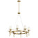 Alton 38'' 8 Light Chandelier Natural Brass (2|43695NBR)