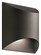 Wesley 7.5'' LED Outdoor 1 Light Wall Light in Textured Architectural Bronze (2|49278AZTLED)