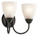 Jolie 13'' 2 Light Vanity Light with Satin Etched Glass in Olde Bronze (2|45638OZ)
