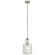 Riviera 13.75'' 1 Light Pendant with Clear Ribbed Glass in Brushed Nickel (2|43954NI)