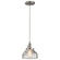 Avery 8.5'' 1 Light Bell Mini Pendant with Clear Seeded Glass Brushed Nickel (2|43850NI)