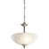 Jolie 15'' 2 LT Convertible Inverted Pendant and Semi Flush with Satin Etched Glass in Brushed Ni (2|43641NI)