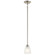 Jolie 12.5'' 1 Light Mini Pendant with Satin Etched Glass in Brushed Nickel (2|43640NI)