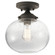 Avery 9.75'' 1 Light Semi Flush with Clear Seeded Glass Olde Bronze (2|42296OZ)