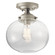 Avery 9.75'' 1 Light Semi Flush with Clear Seeded Glass Brushed Nickel (2|42296NI)