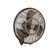 Pola 24'' Wall Fan Satin Natural Bronze (2|339224SNB)