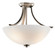 Granby 17.25'' 3 Light Semi Flush with Satin Etched Cased Opal Glass in Brushed Pewter (2|42563BPT)
