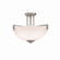 Eileen 14.5'' 3 LT Convertible Inverted Pendant or Semi Flush with Satin Etched Cased Opal Glass (2|3797NI)
