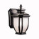 Salisbury 10.25'' 1 Light Outdoor Wall Light with White Linen Glass in Black (2|9039BK)