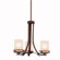 Hendrik 16.75'' 3 Light Chandelier with Light Umber Etched Glass Olde Bronze (2|1671OZ)