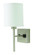 Wall Lamp with Convenience Outlet (34|WL625-SN)