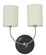 Scatchard Stoneware Wall Lamp (34|GS775-2-SNBM)