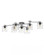 Large Adjustable Semi-flush Mount (87|4513BN)
