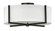 Medium Semi-flush Mount (87|41708BK)