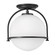 Small Semi-flush Mount (87|3403BK)