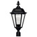 Large Post Mount Lantern (87|1471BK)