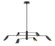 Large Adjustable Convertible Multi Tier Chandelier (88|FR35806BLK)