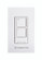 Ceiling Fan Wall Control with Receiver - 3 Speed Fan and Light - White (90|WR501WH)