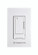 Wall Control with Receiver - 3 fan Speeds - WH (90|WR500WH)