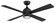 Kwad 52 inch Indoor Ceiling Fan with LED Light Kit - Black (90|FP7652BL)