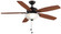 Aire Deluxe 52 inch Indoor Ceiling Fan with LED Bowl Light Kit (90|FP6285BDZ)