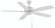 Aire Deluxe 52 inch Indoor Ceiling Fan - Matte White with Matte White blades (90|FP6284MW)