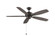 Aire Deluxe 52 inch Indoor Ceiling Fan - Matte Greige with Weathered Wood blades (90|FP6284GR)