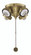 Ceiling Fan 4 Light Fitter - Antique Brass (90|F8AB)