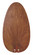 Blade Set of 5 - 22 inch-Narrow Oval Composite Palm-BR (90|BPP4BR)