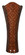 22'' CONCAVE CARVED BLADE W/WOVEN BAMBOO: WALNUT - SET (90|B5270WA)