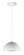 Hemisphere-Single Pendant (94|E24902-GWAL)
