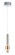 Reveal-Single Pendant (94|E24751-SNSBR)