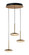 Saucer-Multi-Light Pendant (94|E21543-90BKGLD)