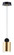 Nob-Single Pendant (94|E20862-75BKGLD)