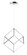4 Square-Single Pendant (94|E30582-PC)