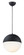 Half Moon-Single Pendant (94|E20366-92BK)