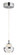 Swank-Single Pendant (94|E24591-93PC)