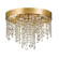 Winham 16'' Hand Cut Crystal Antique Gold Flush Mount (205|WIN-613-GA-CL-MWP)