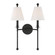 Riverdale 15'' Black Forged Sconce (205|RIV-383-BF)