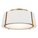 Fulton 3 Light Antique Gold Semi Flush Mount (205|FUL-905-GA) Fulton 3 Light Antique Gold Semi Flush Mount (205|FUL-905-GA)