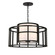 Brian Patrick Flynn Hulton 25'' Matte Black Chandelier (205|9595-MK)