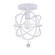 Solaris 9'' Wet White Semi Flush Mount (205|9220-WW_CEILING)