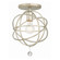 Solaris 1 Light Olde Silver Semi Flush Mount (205|9220-OS_CEILING)