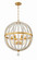 Roxy 22'' Antique Gold Chandelier (205|ROX-A9006-GA)